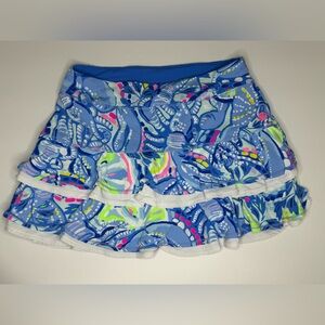 Lilly Pulitzer Luxeletic HTF Pinch Pinch Zella Skort Small